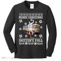 Shitters Full Christmas Ugly Christmas Vacation Kids Long Sleeve Shirt thumb 0