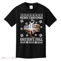 Shitters Full Christmas Ugly Christmas Vacation Kids T-Shirt thumb 0