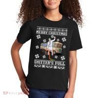 Shitters Full Christmas Ugly Christmas Vacation Kids T-Shirt thumb 2