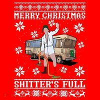 Shitters Full Christmas Ugly Christmas Vacation Santa Hat thumb 1