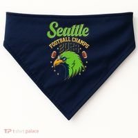 Seattle Football Champs 2026 USA-Made Doggie Bandana thumb 0