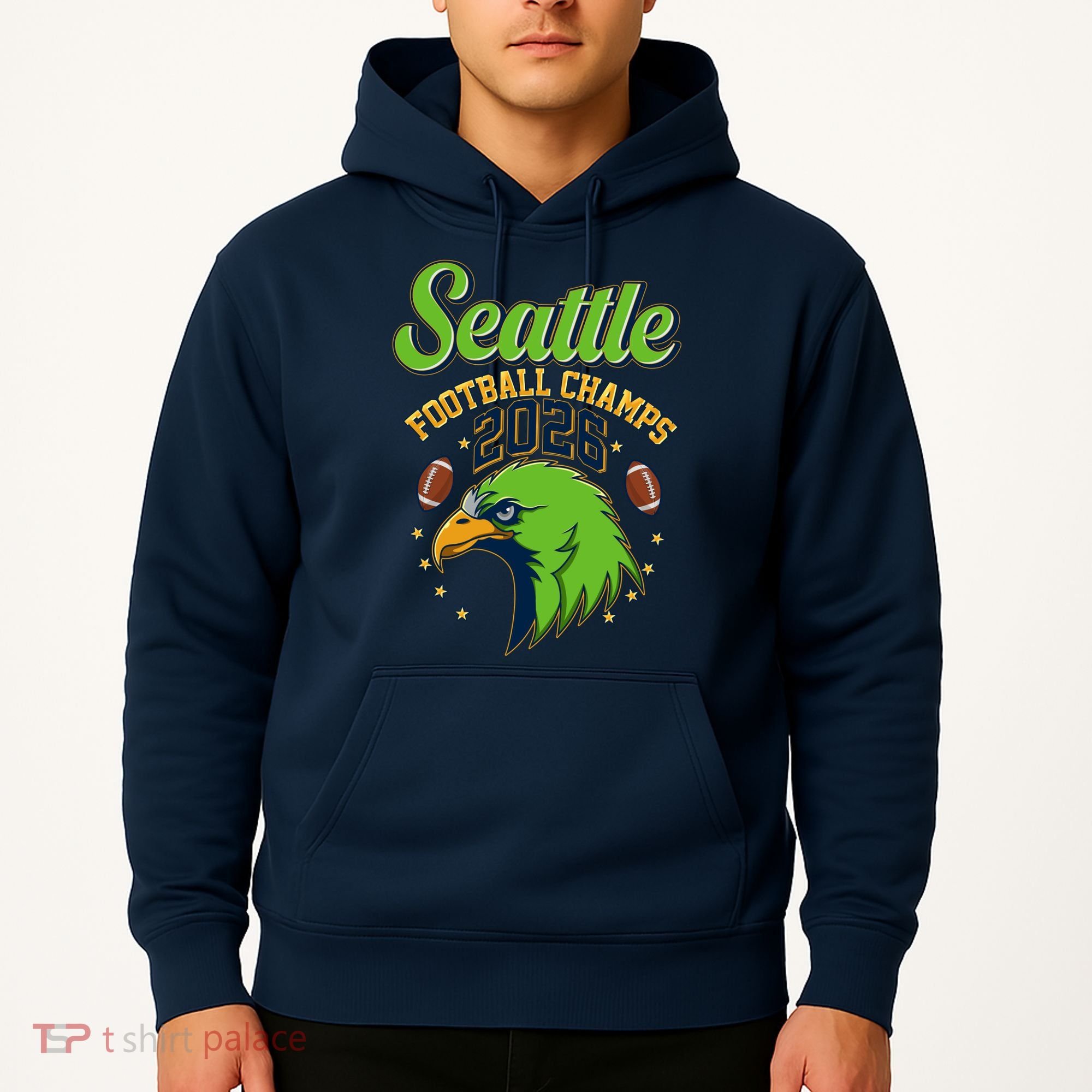 Seattle Football Champs 2026 Hoodie
