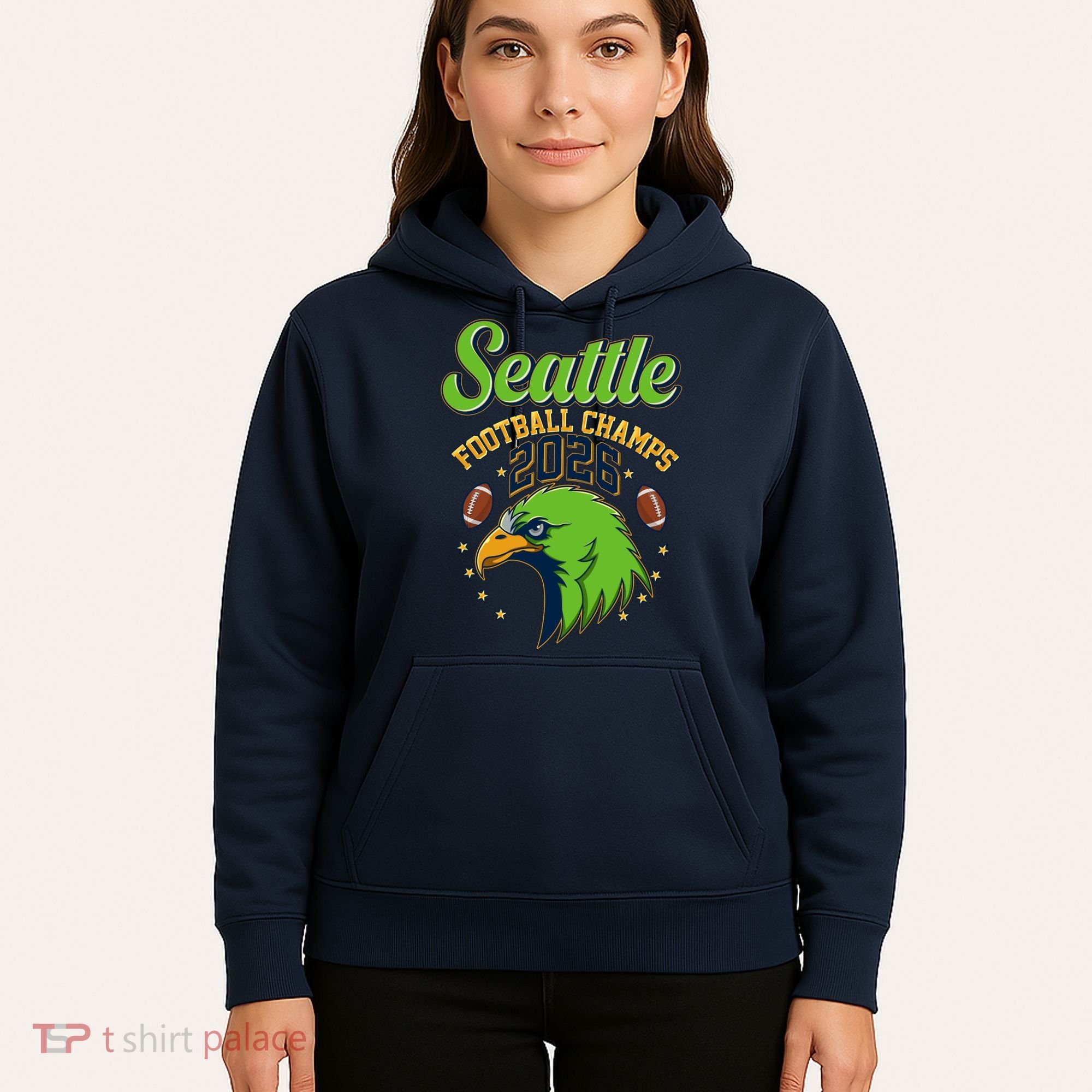 Seattle Football Champs 2026 Hoodie