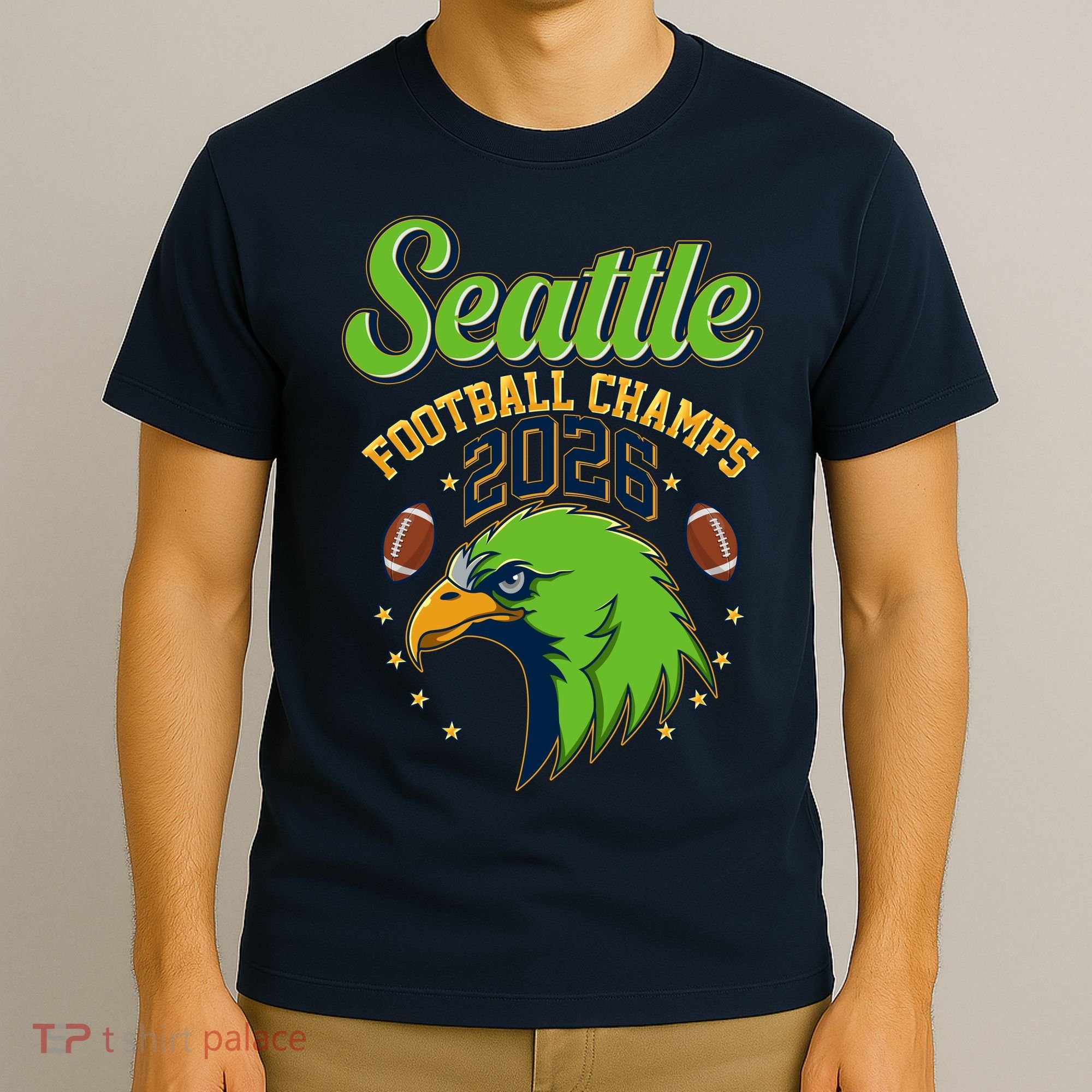 Seattle Football Champs 2026 T-Shirt