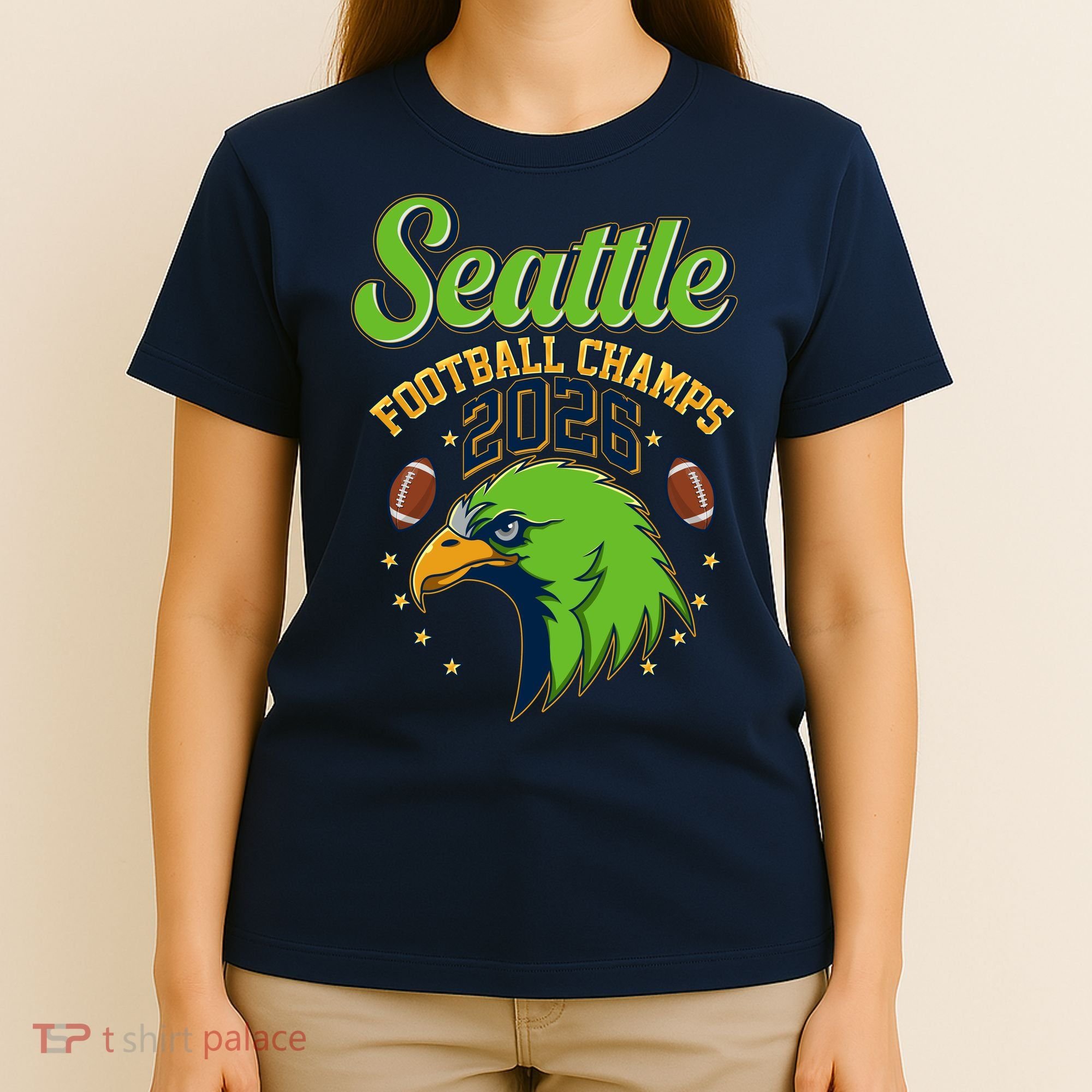 Seattle Football Champs 2026 T-Shirt