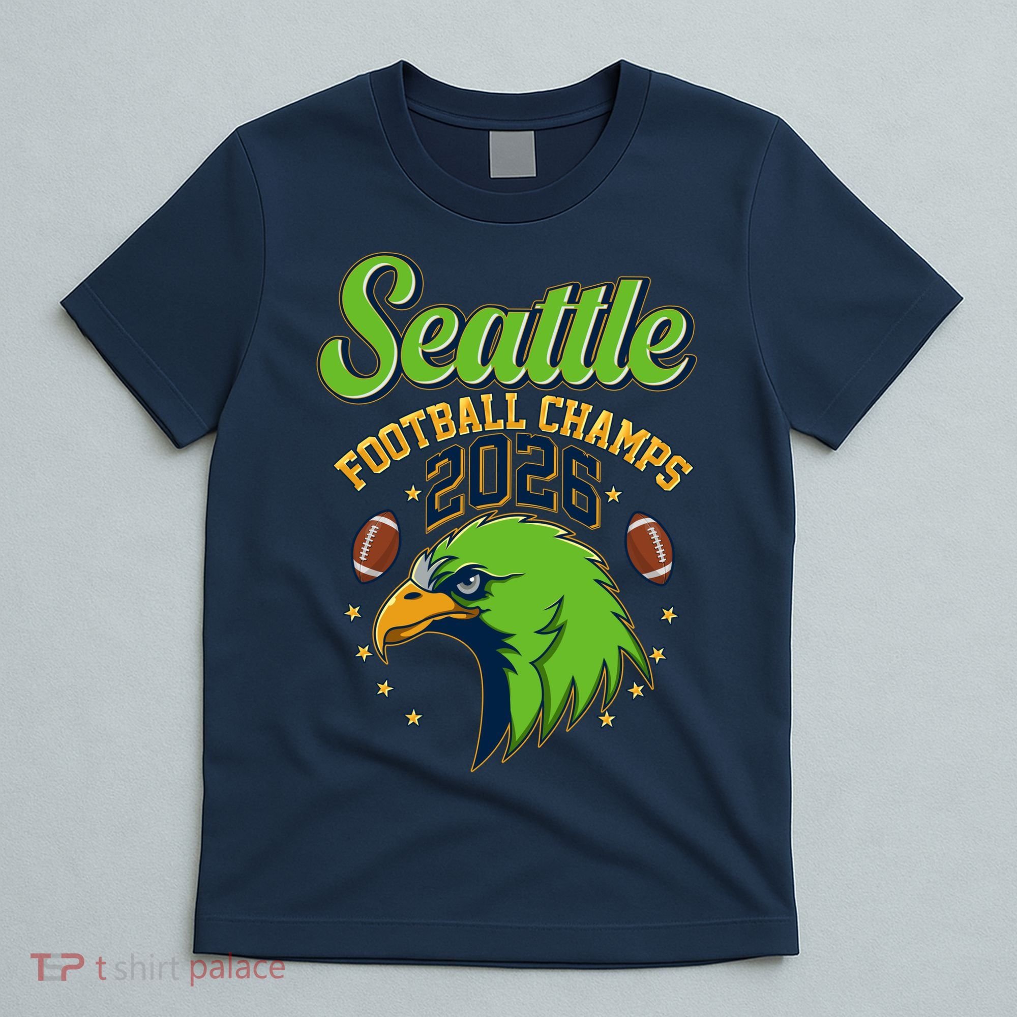 Seattle Football Champs 2026 T-Shirt