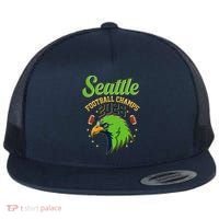 Seattle Football Champs 2026 Flat Bill Trucker Hat thumb 0