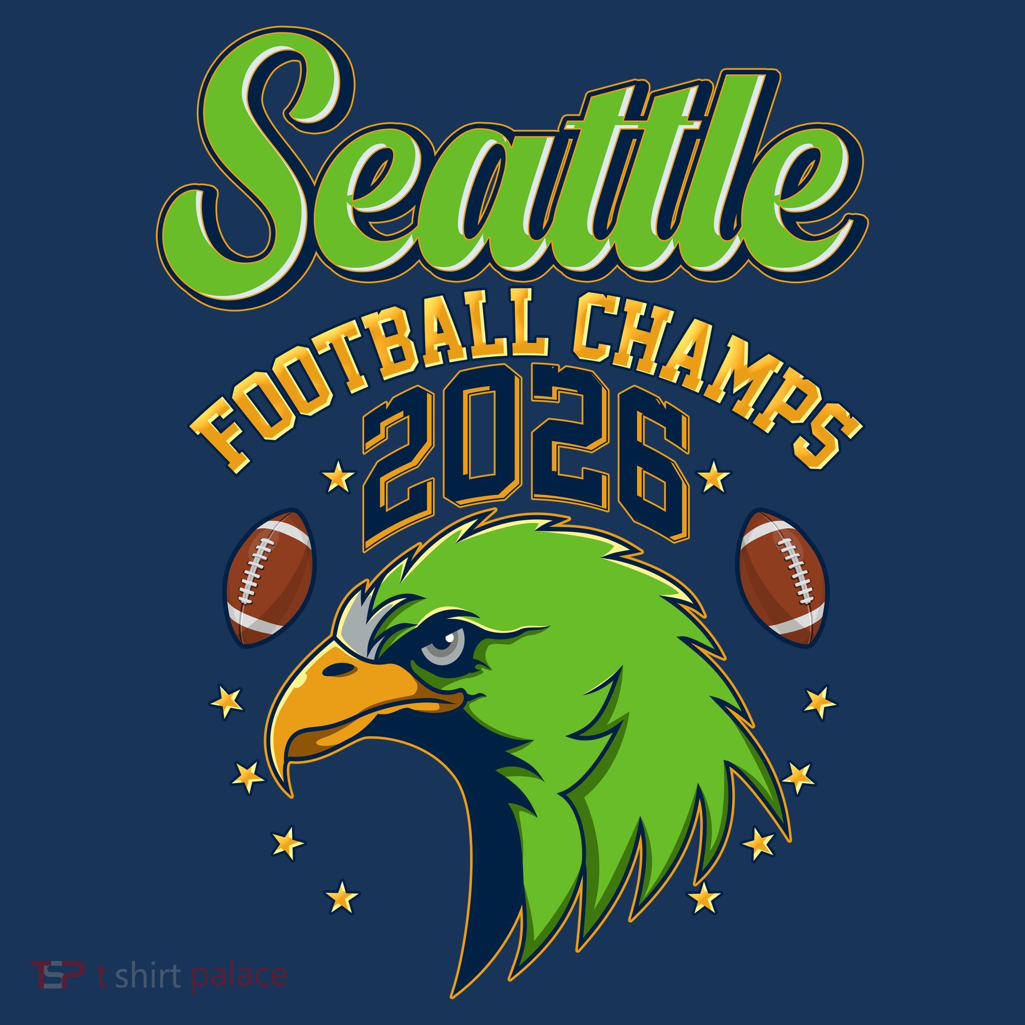 Seattle Football Champs 2026 Hat