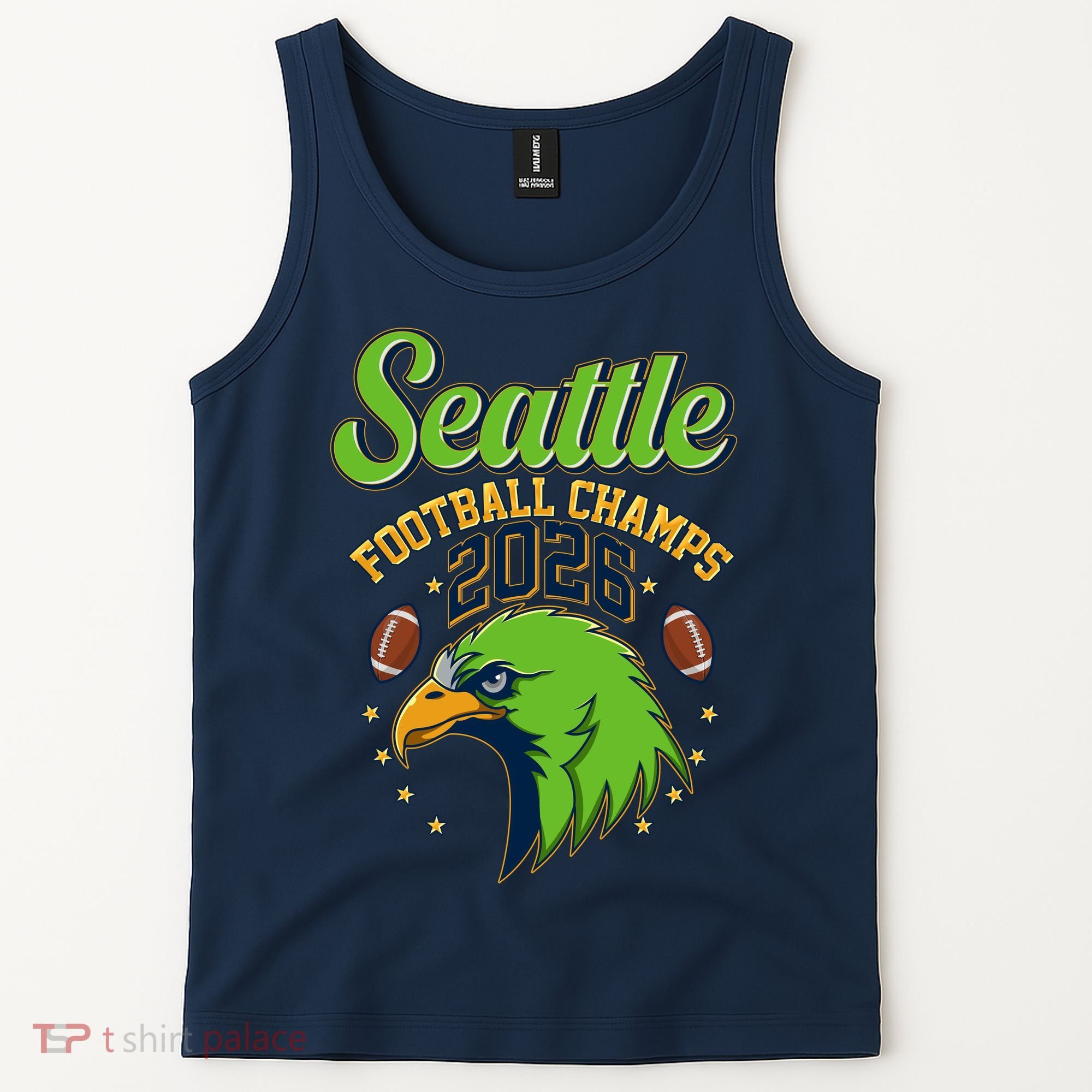 Seattle Football Champs 2026 Tank Top