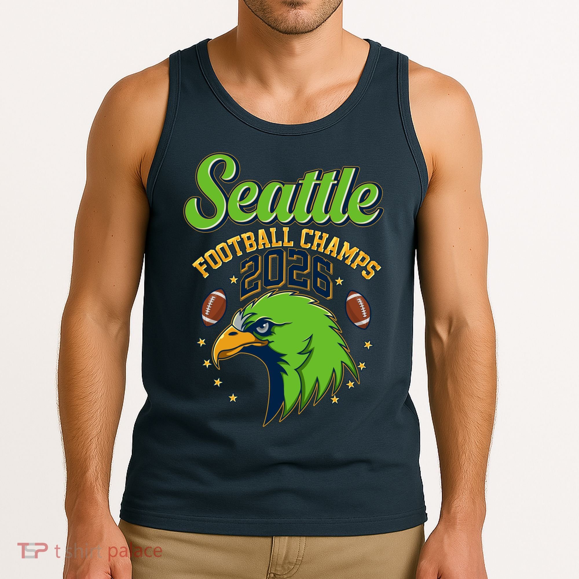 Seattle Football Champs 2026 Tank Top