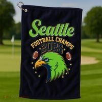 Seattle Football Champs 2026 Golf Towel thumb 1
