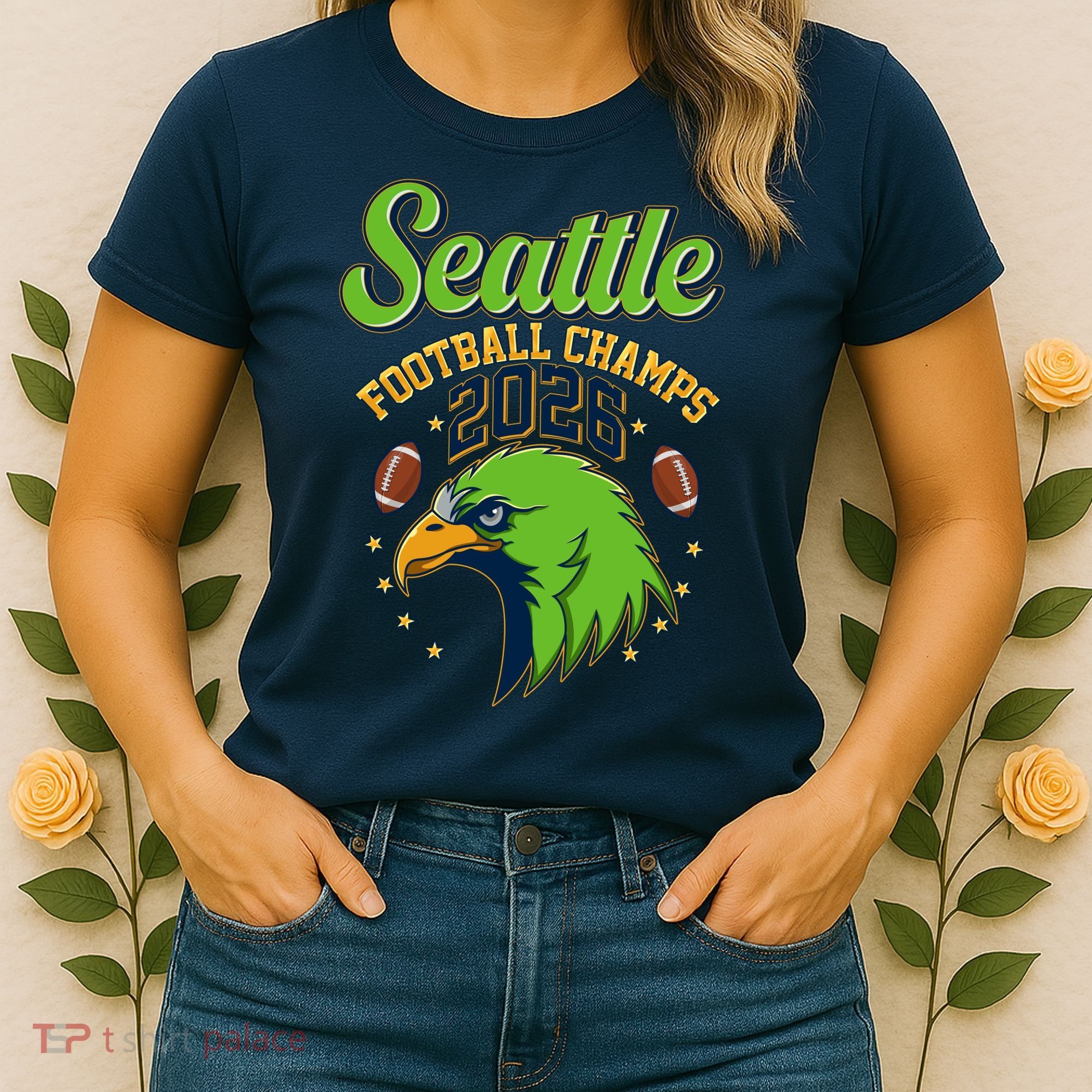 Seattle Football Champs 2026 Women's T-Shirt