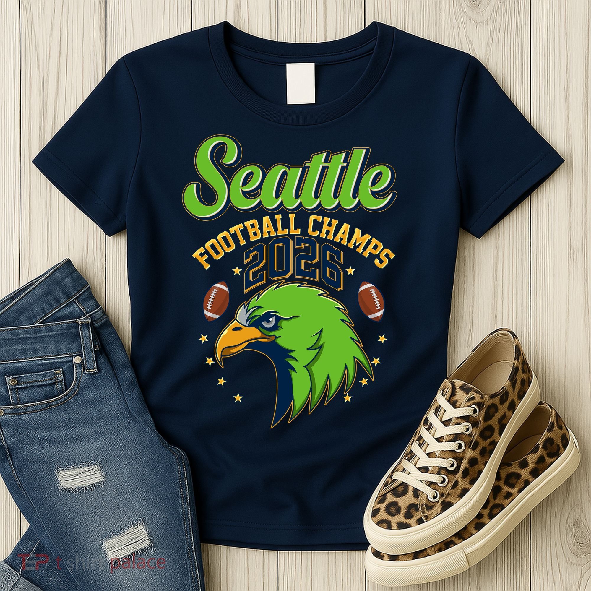 Seattle Football Champs 2026 Women's T-Shirt