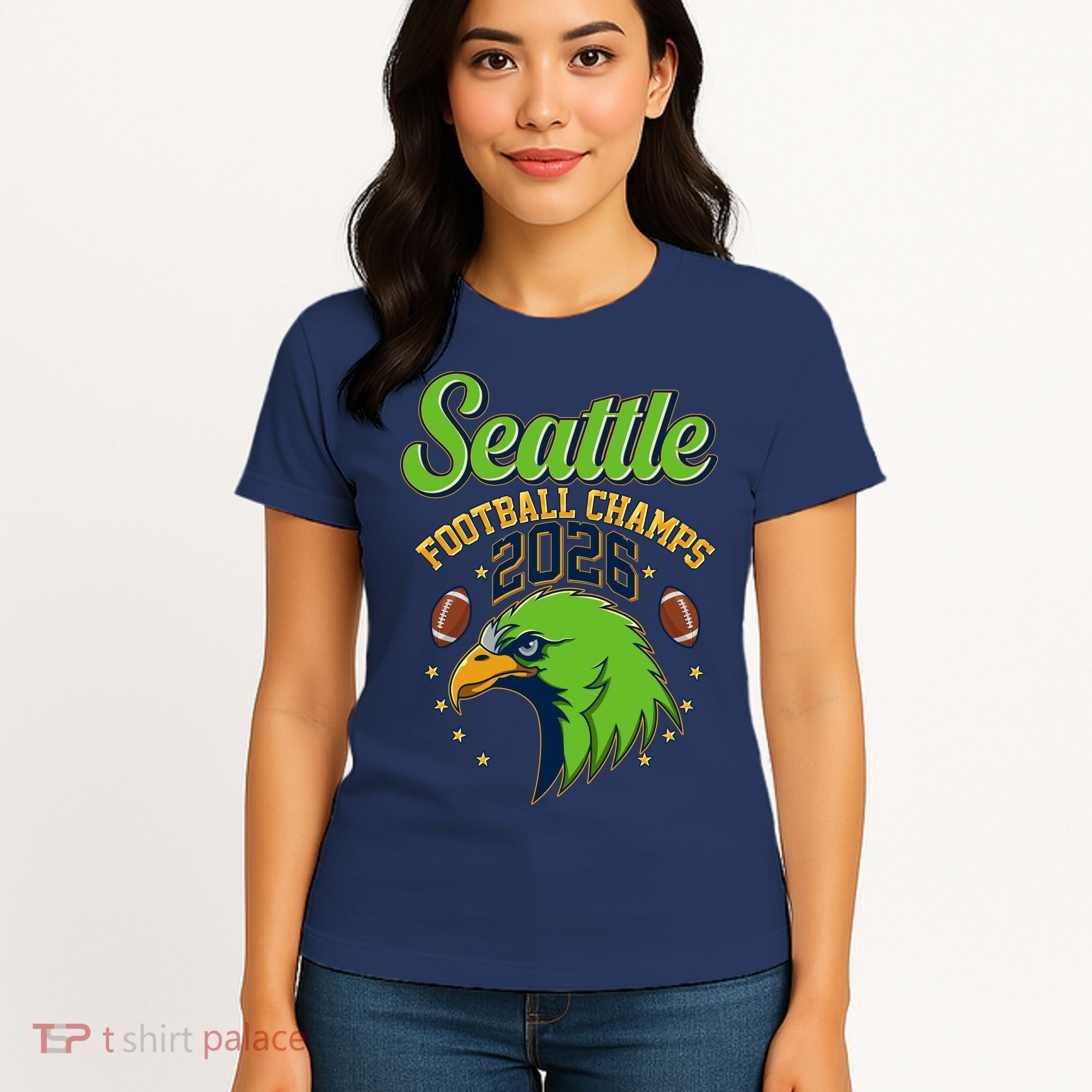 Seattle Football Champs 2026 Women's T-Shirt