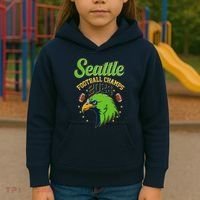 Seattle Football Champs 2026 Kids Hoodie thumb 3