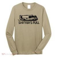 Shitters Full Christmas Humor Graphic Offensive Rude Cool Trending Novelty Offen Long Sleeve Shirt thumb 0