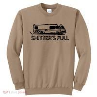 Shitters Full Christmas Humor Graphic Offensive Rude Cool Trending Novelty Offen Sweatshirt thumb 0
