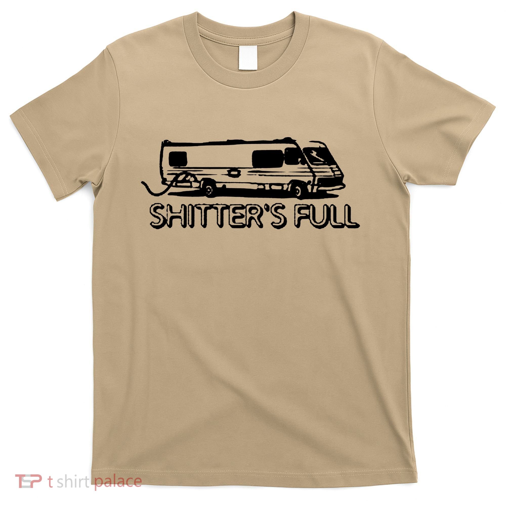 Shitters Full Christmas Humor Graphic Offensive Rude Cool Trending Novelty Offen T-Shirt