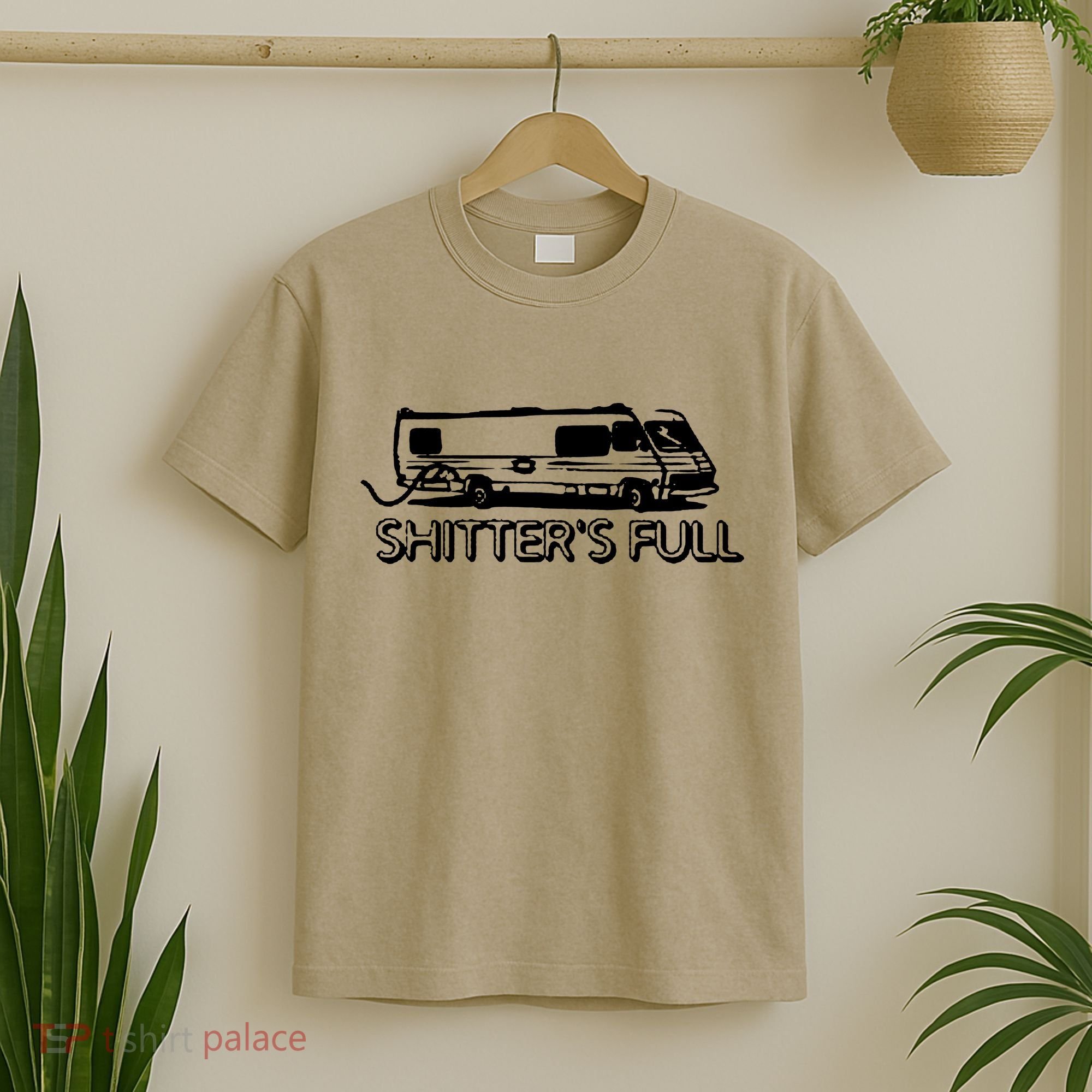 Shitters Full Christmas Humor Graphic Offensive Rude Cool Trending Novelty Offen T-Shirt