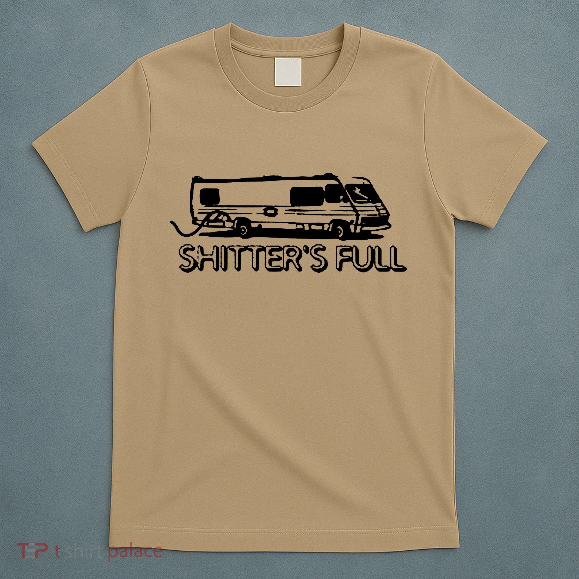 Shitters Full Christmas Humor Graphic Offensive Rude Cool Trending Novelty Offen T-Shirt