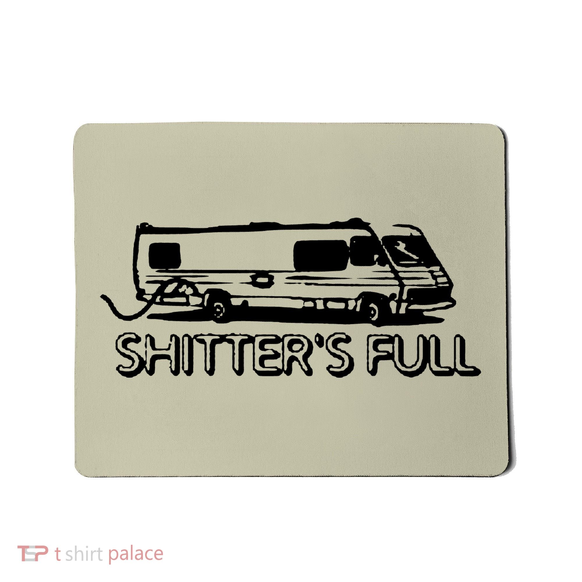 Shitters Full Christmas Humor Graphic Offensive Rude Cool Trending Novelty Offen Mousepad