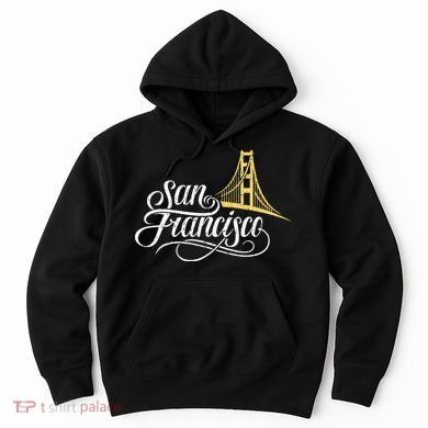 San Francisco California Golden Gate Bridge Vintage Hoodie