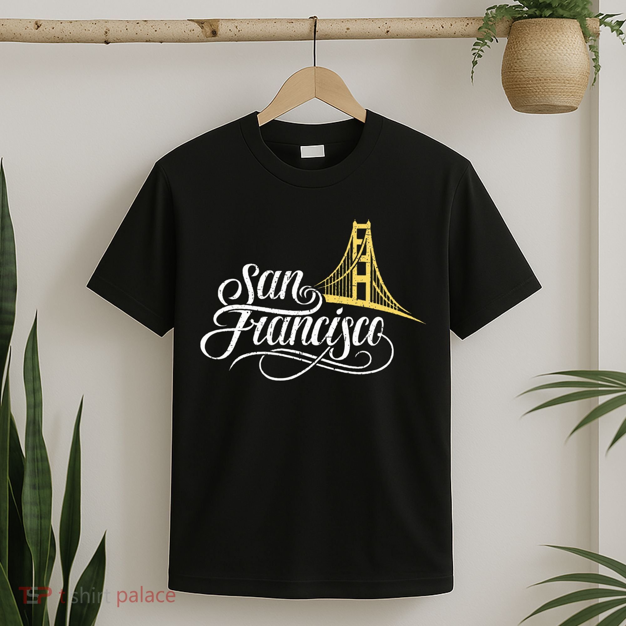San Francisco California Golden Gate Bridge Vintage T-Shirt
