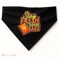 Stay Fresh Cheese Bags Dairy Cream Cheese And Parmesan USA-Made Doggie Bandana thumb 0