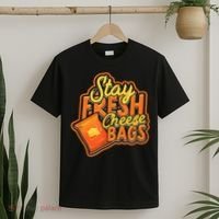 Stay Fresh Cheese Bags Dairy Cream Cheese And Parmesan T-Shirt thumb 2