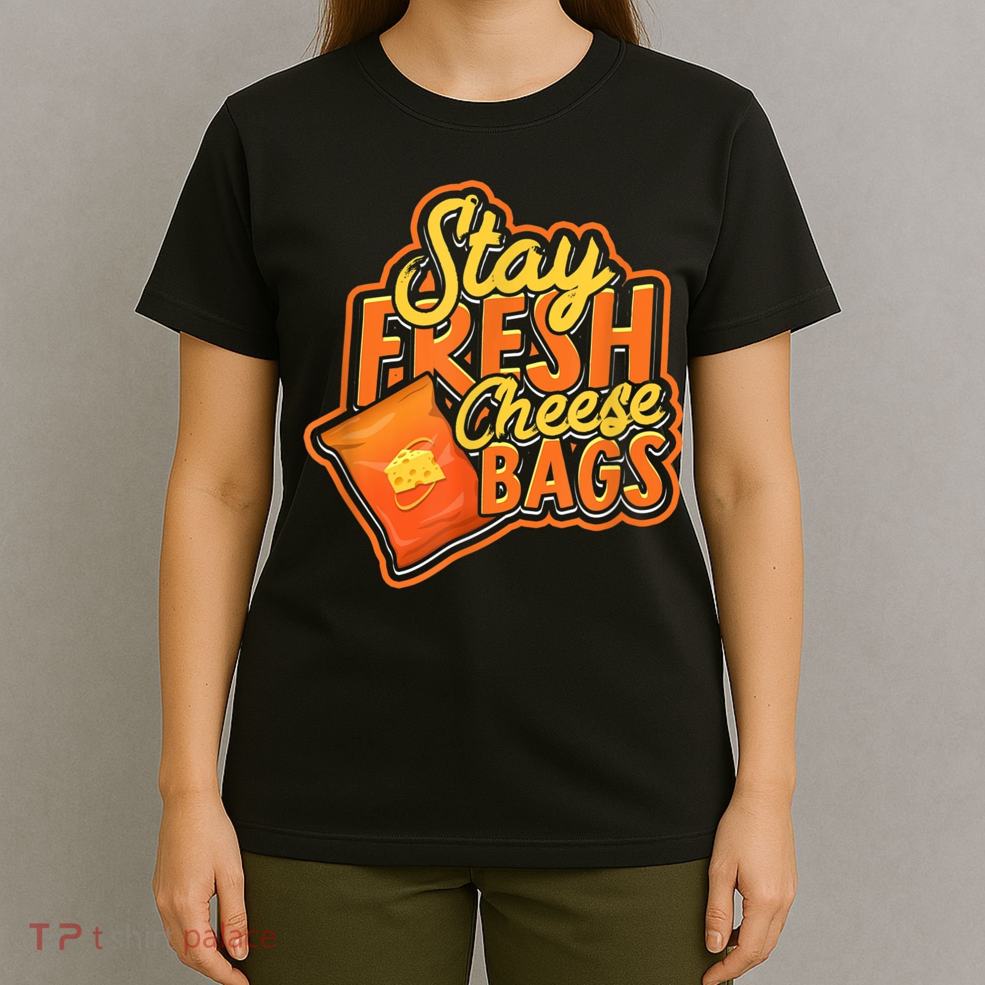 Stay Fresh Cheese Bags Dairy Cream Cheese And Parmesan T-Shirt