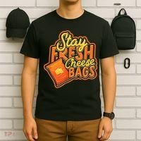 Stay Fresh Cheese Bags Dairy Cream Cheese And Parmesan T-Shirt thumb 6
