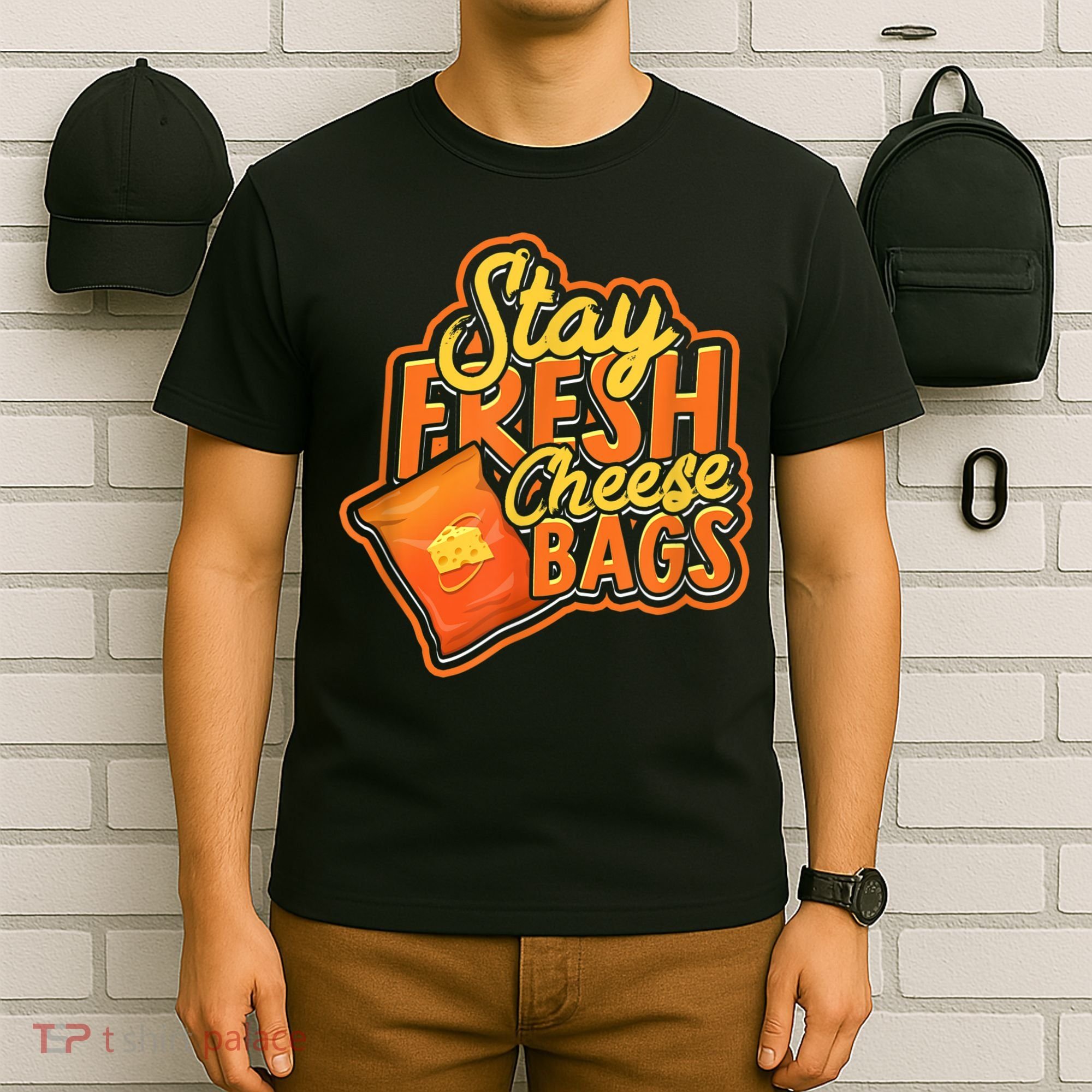 Stay Fresh Cheese Bags Dairy Cream Cheese And Parmesan T-Shirt