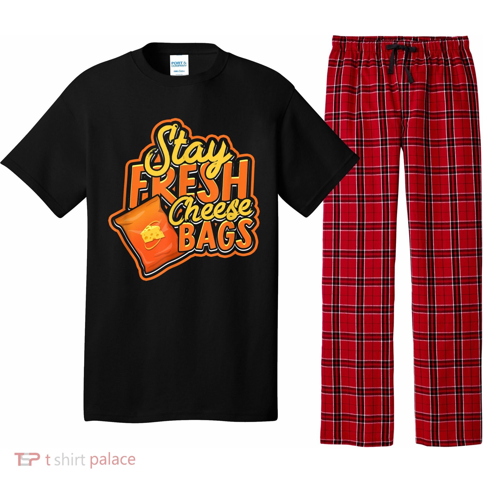 Stay Fresh Cheese Bags Dairy Cream Cheese And Parmesan Pajama Set