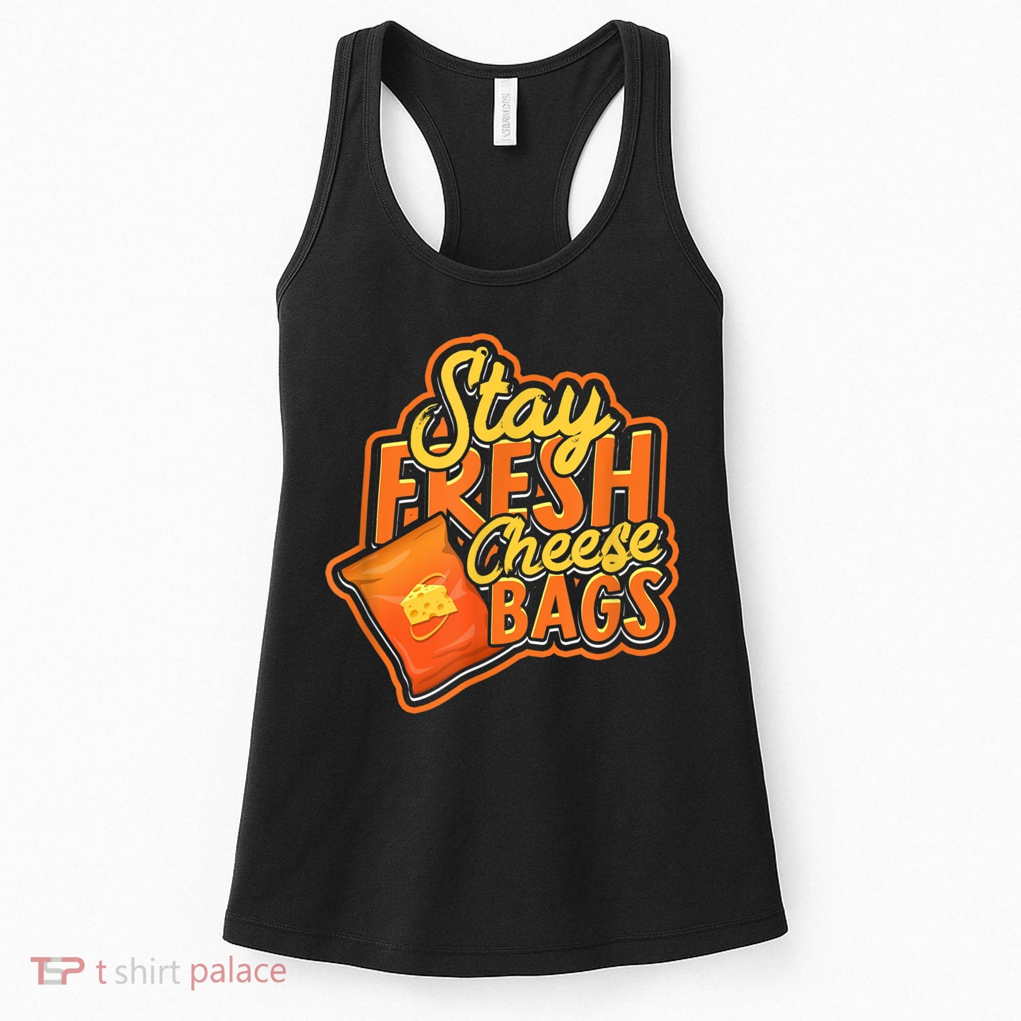 Stay Fresh Cheese Bags Dairy Cream Cheese And Parmesan Women's Tank Top