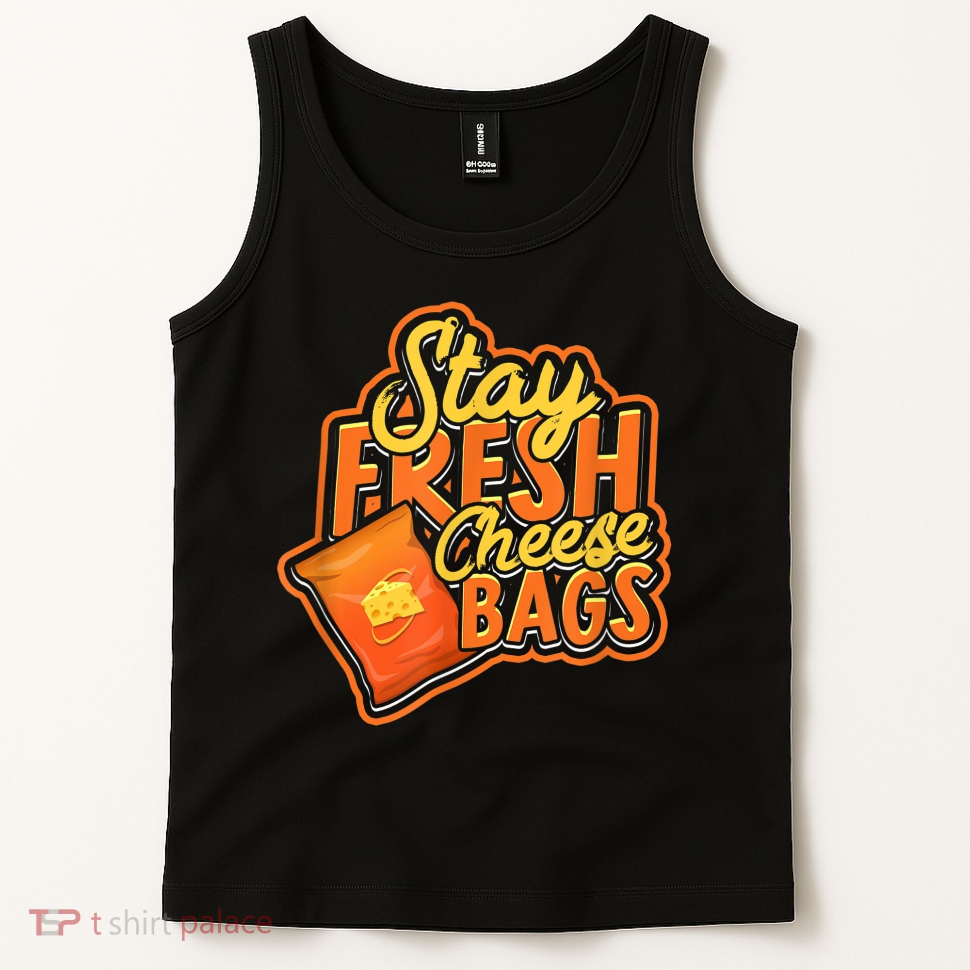 Stay Fresh Cheese Bags Dairy Cream Cheese And Parmesan Tank Top