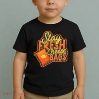 Stay Fresh Cheese Bags Dairy Cream Cheese And Parmesan Toddler T-Shirt thumb 2