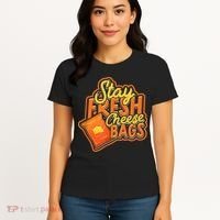 Stay Fresh Cheese Bags Dairy Cream Cheese And Parmesan Women's T-Shirt thumb 4