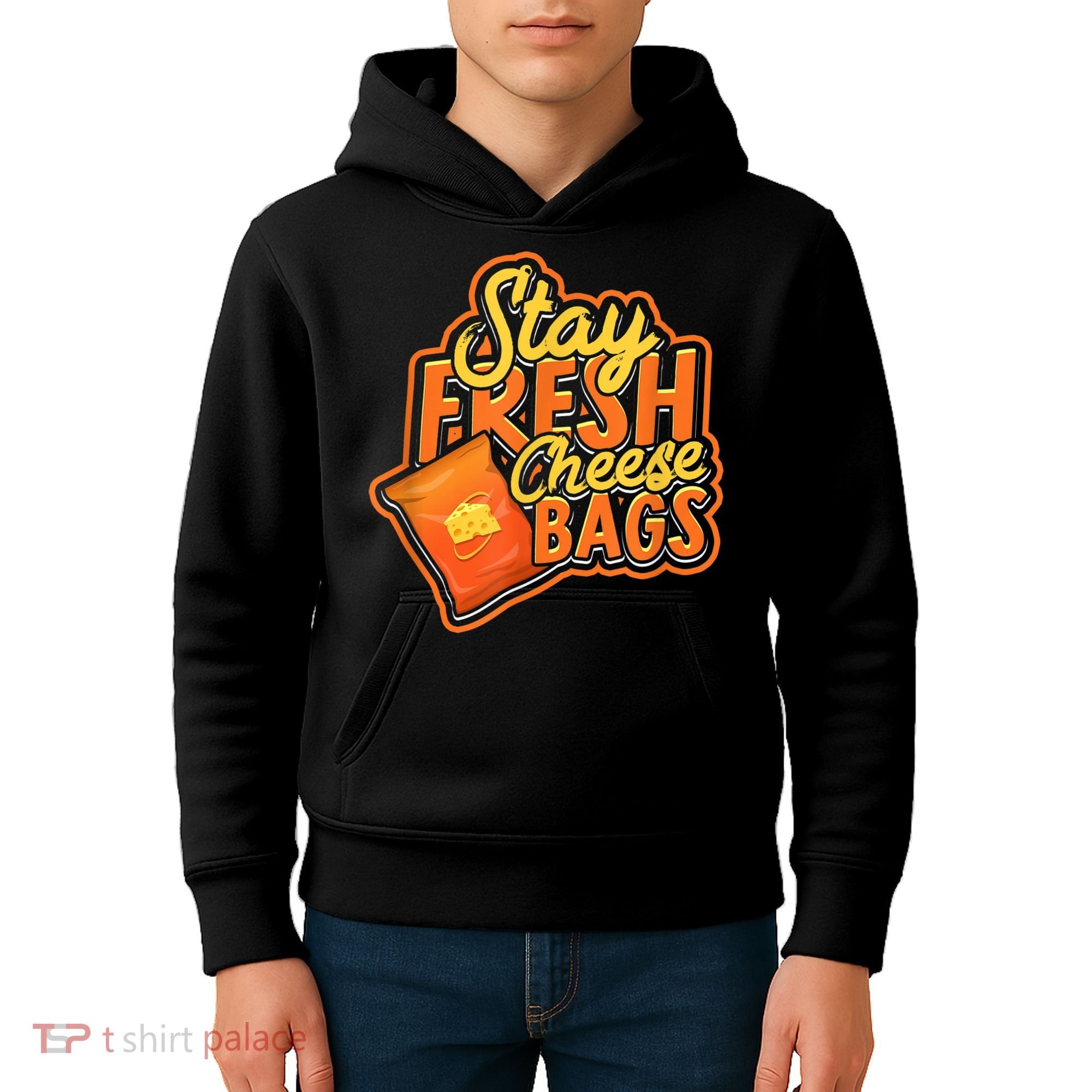 Stay Fresh Cheese Bags Dairy Cream Cheese And Parmesan Kids Hoodie