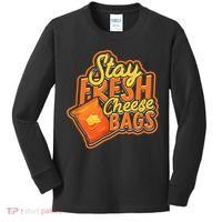 Stay Fresh Cheese Bags Dairy Cream Cheese And Parmesan Kids Long Sleeve Shirt thumb 0