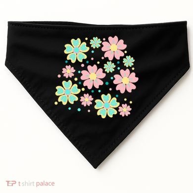 Spring Flower Cute Gift USA-Made Doggie Bandana