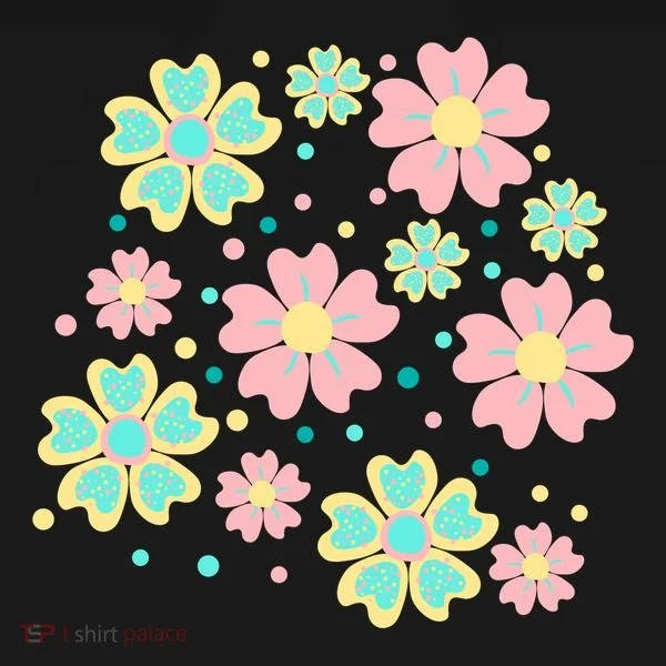 Spring Flower Cute Gift Polo