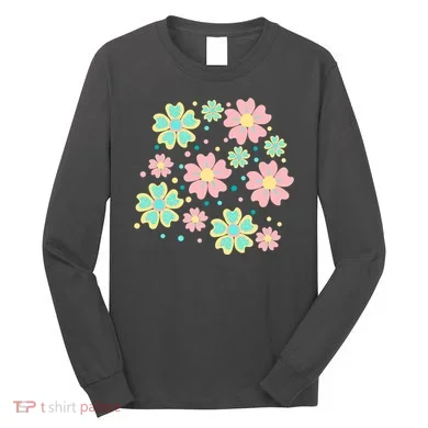Spring Flower Cute Gift Long Sleeve Shirt