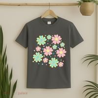 Spring Flower Cute Gift T-Shirt thumb 2