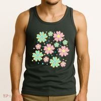 Spring Flower Cute Gift Tank Top thumb 3