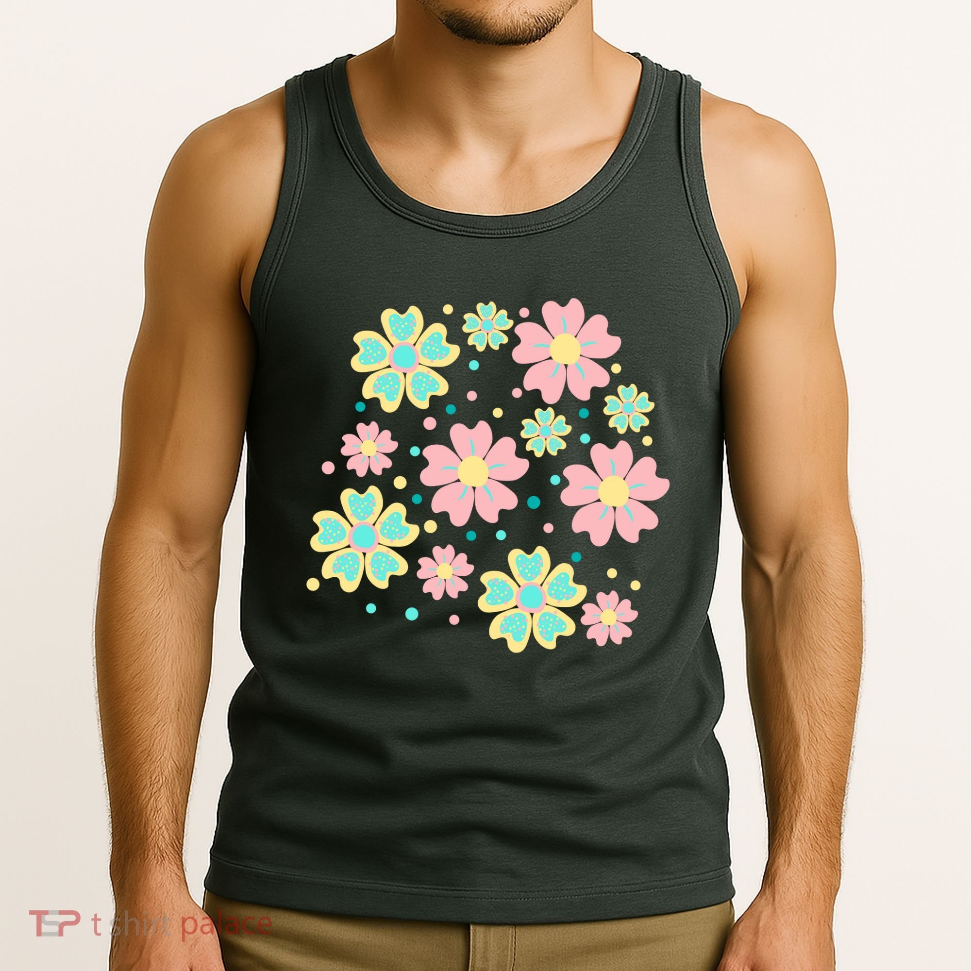 Spring Flower Cute Gift Tank Top