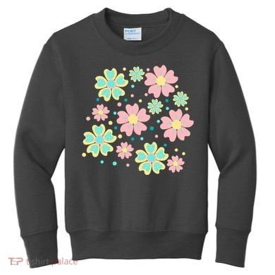 Spring Flower Cute Gift Kids Sweatshirt