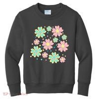 Spring Flower Cute Gift Kids Sweatshirt thumb 0