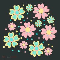 Spring Flower Cute Gift Kids Sweatshirt thumb 2