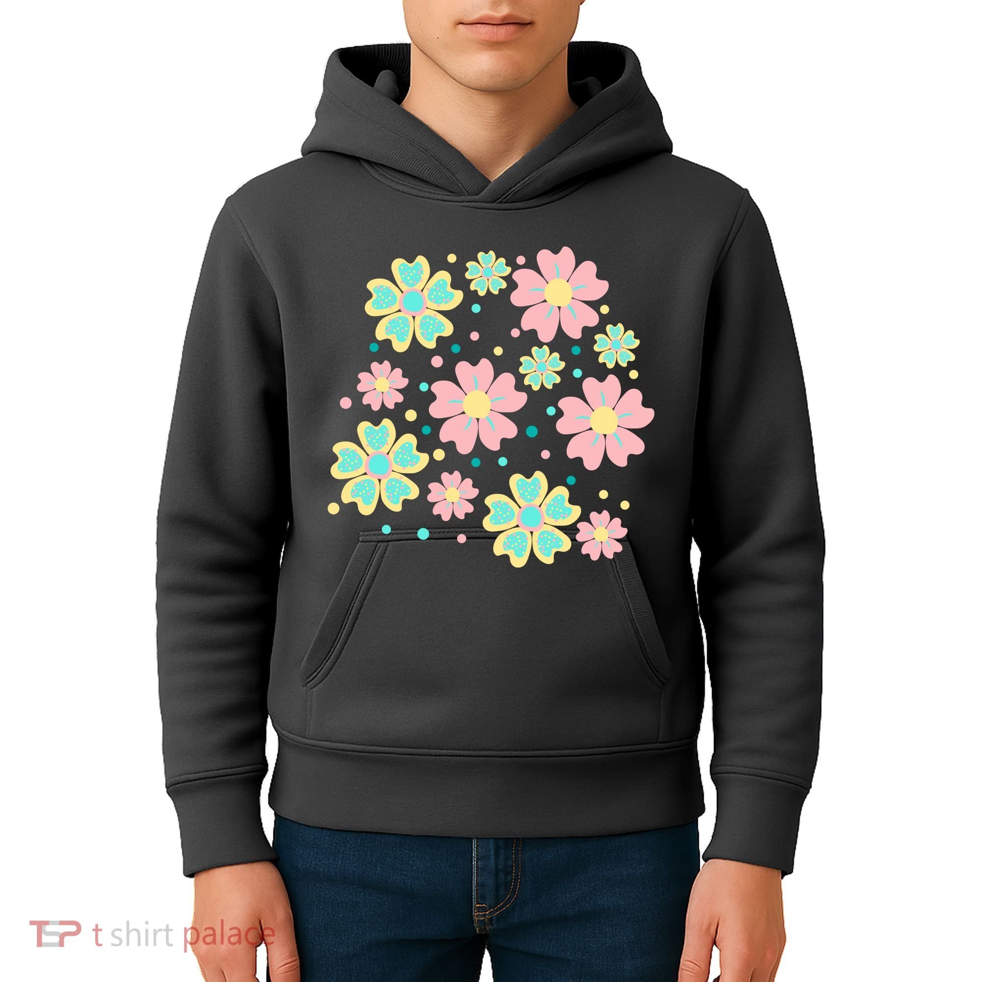 Spring Flower Cute Gift Kids Hoodie