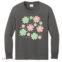 Spring Flower Cute Gift Kids Long Sleeve Shirt thumb 0